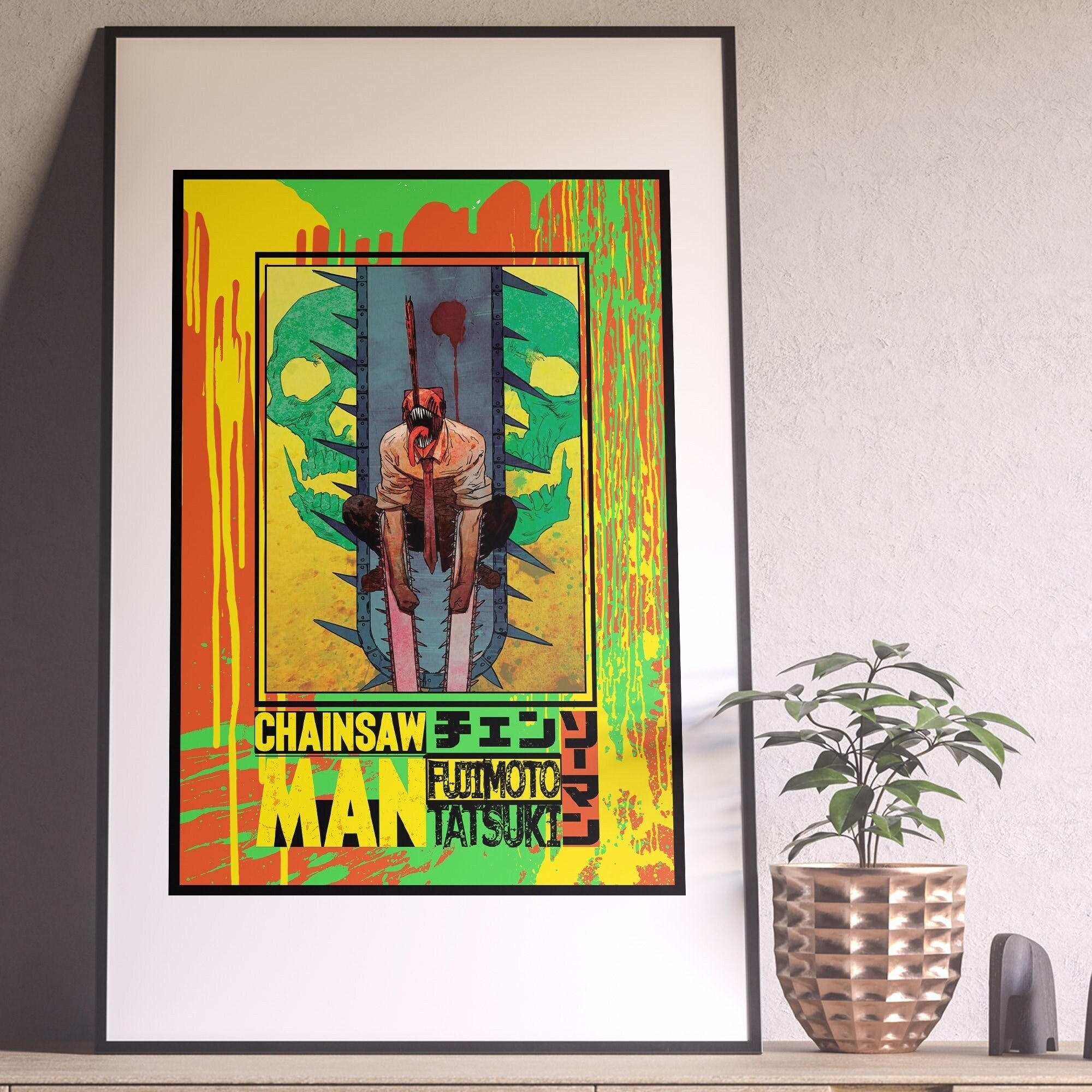 Chainsaw Man Poster Chainsaw Man Anime Poster sold by & j Treservice ...