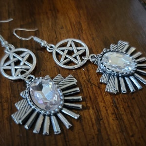 Pentacle Dangle Earrings
