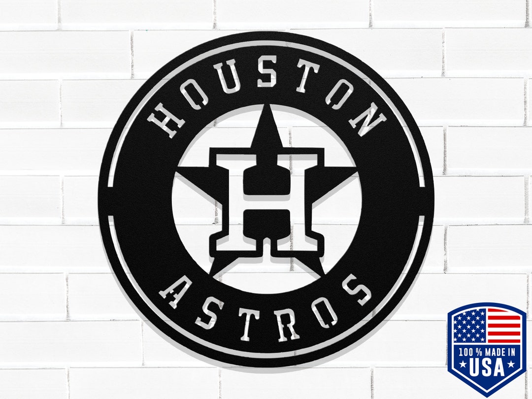 Houston Astros Metal Sign. Houston Wall Art, Texas, Astros Sign, Texas
