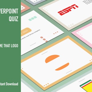 Name That Logo – Virtual Quiz | Party Game | PowerPoint Game | Zoom Party | Family Party | Trivia | Ice Breaker | Name The Brand