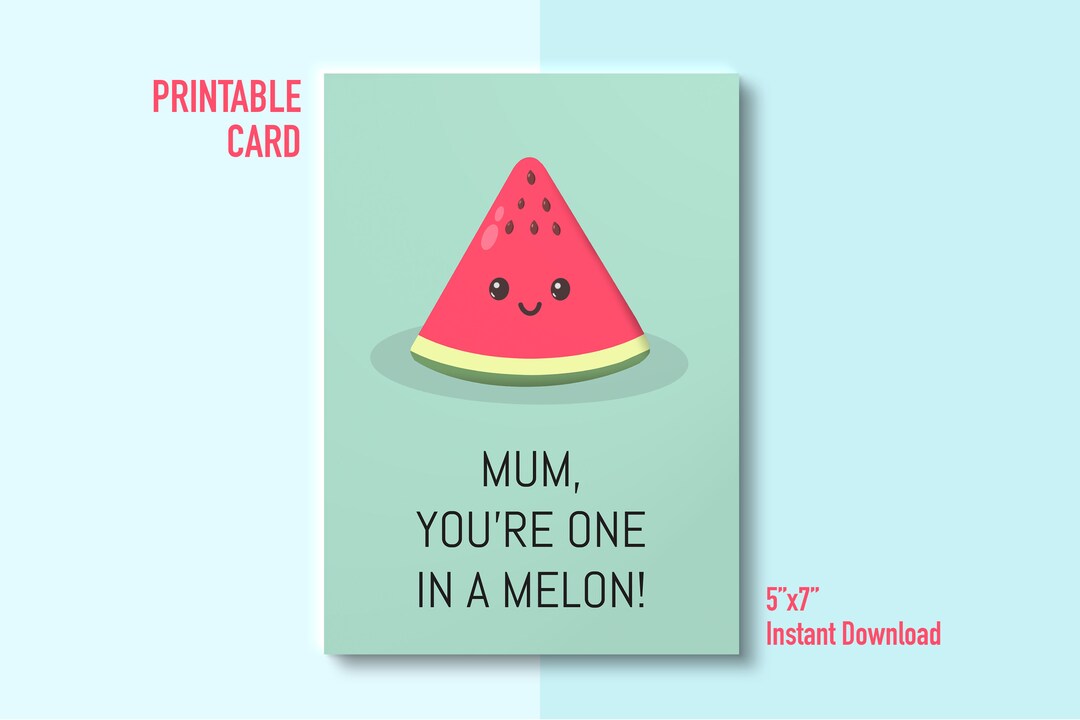 Mother's Day Digital Printable Card Printable Card Digital Download