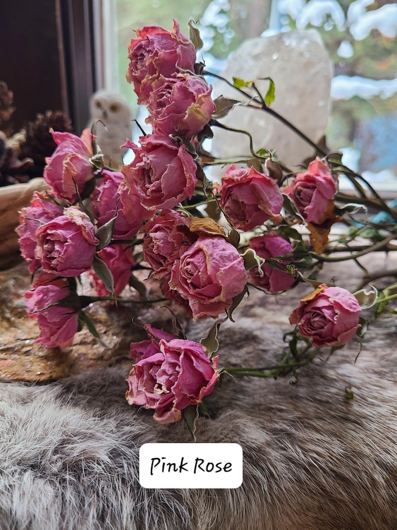 Nature's Keepsake Besom | Handmade Mini Botanical Broom | Cottagecore Woodland Decor | Dried Lavender & Rose | Nature Inspired Gift image 15