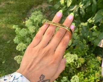 Monet / Vogue inspired Cuff Bracelet / Minimal Jewelry / Luxury / Luxurious / Budget Friendly