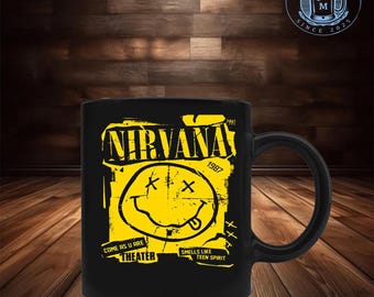 nirvana - come as u are thearer - smells like teen sporit 11 oz mug