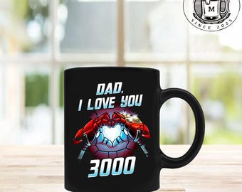 dad, i love you 3000- father's day mugs gifts for men, father's day 11oz mug