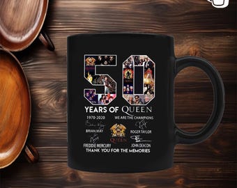 50 years of queen - thank you for the memori 11 oz mug