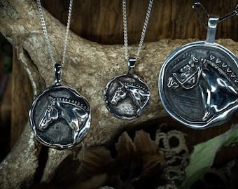 Large Horse Coin Pendant