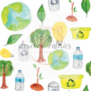 Jour de la Terre | Tissu par mètre précommandé | Balle | SPD | Côtes larges | Imprimé holographique | Etats-Unis