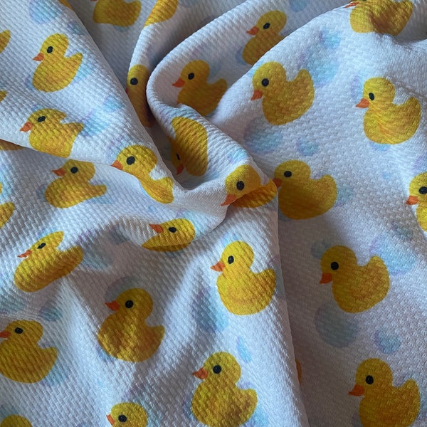 Rubber Duckies    | Fabric | Bullet Fabric | Textured Fabric | Fast Shipping | USA