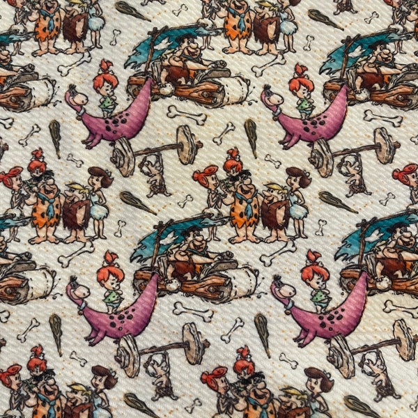 Fred’s Friends l RTS l 4 Way Stretch l Printed Bullet Fabric | DIY | Clothing | Bows | USA | Fast Shipping l Strips, 1/2 yds, yds