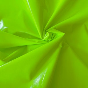 Neon  Green Plastics | 4 way stretch Plastics | DIY | Clothing | Bows | USA | Fast Shipping