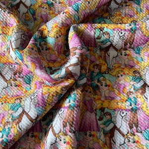 Let Down Your Hair | Bullet Fabric l RTS l DIY l Bows l Clothing l 4 Way Stretch l Fast Shipping l USA l Strips, 1/2 yds,. yds