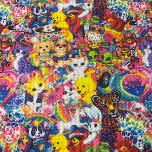 Tela Lisa’s Cats / Bullet l RTS l DIY l Lazos l Ropa l Elástico en 4 direcciones l Envío rápido l EE. UU. l Tiras, 1/2 yarda, yardas