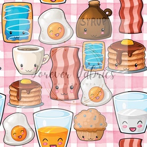 Petit déjeuner| Précommande | Tissu par mètre | Balle | SPD | Côtes larges | Imprimé holographique | Etats-Unis