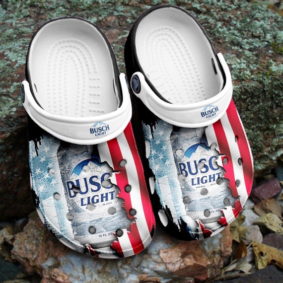 Busch Light Clogs Shoes All-over Print Men's Classic - Etsy