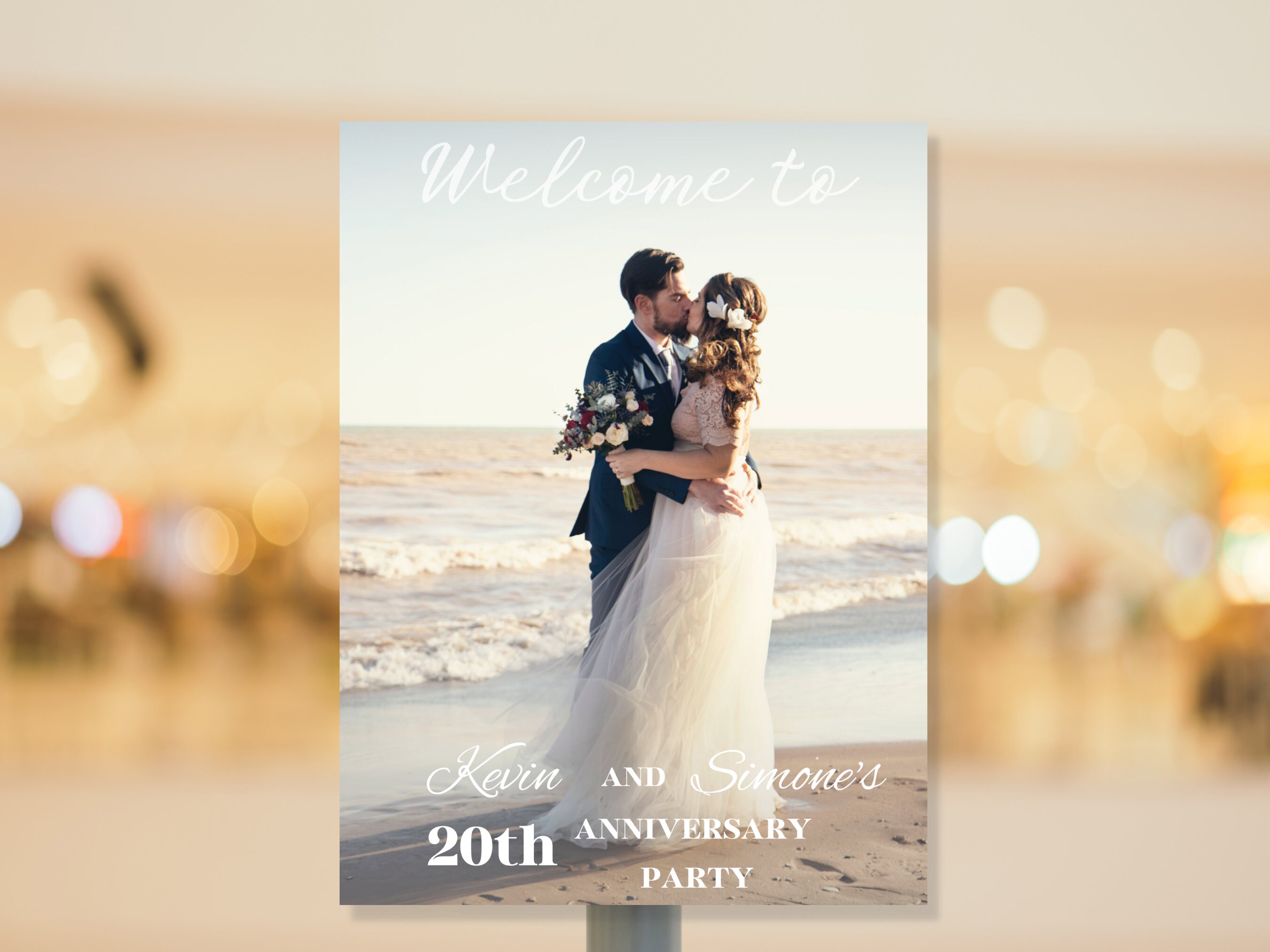 Anniversary Party Welcome Sign - Il Fullxfull.4644475314 8gol