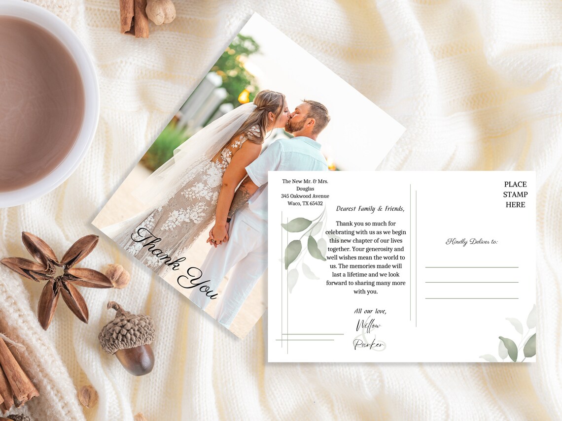 Wedding Thank You Card PRINTABLE - Il 1140xN.4306933140 Lymj