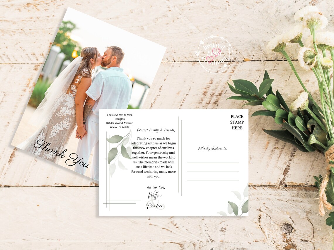 Wedding Thank You Card PRINTABLE - Il 1140xN.4306933218 82yk