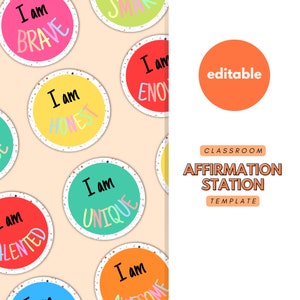 Affirmation Station, Positive Affirmations, Classroom Decor, Classroom Display