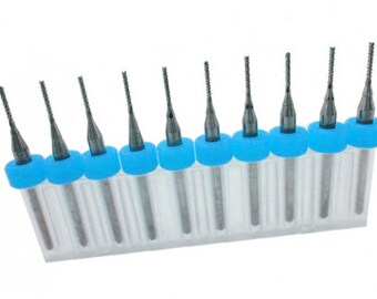 Set van 10 micro freesjes in een doosje (2.50 mm)