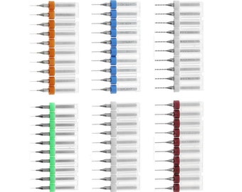 Combi set van 10 micro boortjes in een doosje (2.10-3.00 mm)