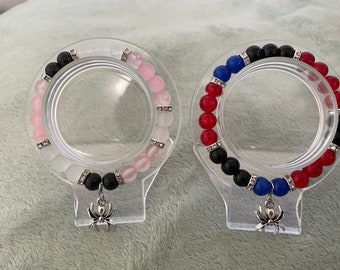 spider man and Gwen matching couple bracelets