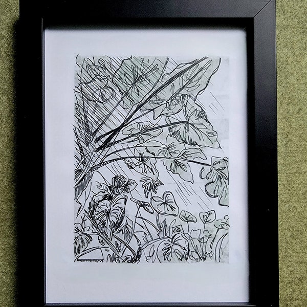 Rainforest in Ink- Print