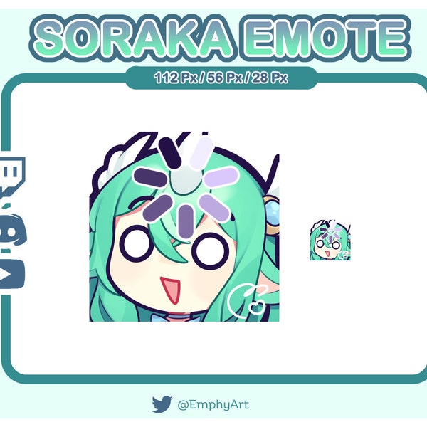 League of Legends Soraka Emote / Sticker for twitch / Discord / YouTube / Facebook