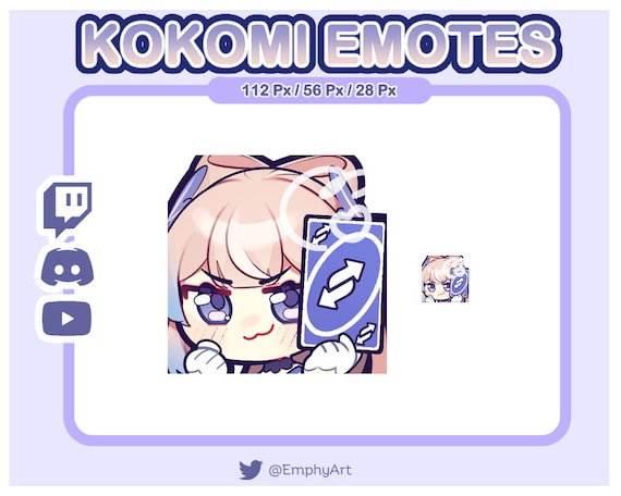 Twitch Emotes // No U Reverse Uno Card Emote for Streamers