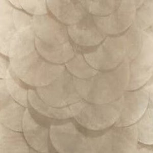 Oscar a rencontré le gala inspiré du motif rond en applique, tissu brodé à la main, conçu pour une robe de mariée, une robe de soirée ou une robe de chambre