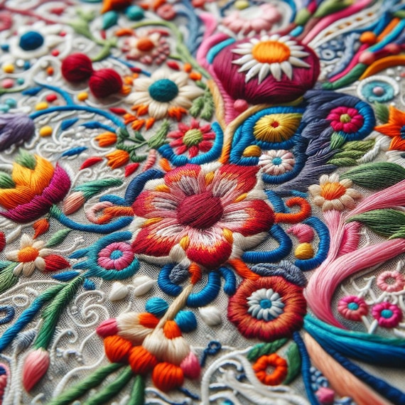 Elie Saab Dress Inspo Fabric, Hand Embroidery With Flower Applique Gown  Fabric for Haute Couture, 17 Inches by 20 Inches - Etsy