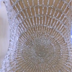 Vestido de Oscar de la Renta, inspiración para vestidos de novia con cristales y diamantes de imitación, para cóctel, de noche, para madre de la novia.