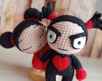 Crochet Peluche Pucca Y Garu Pucca Crochet Pattern