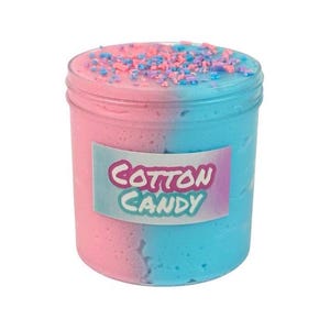 Cotton Candy Scented Pink Blue Icee Slime