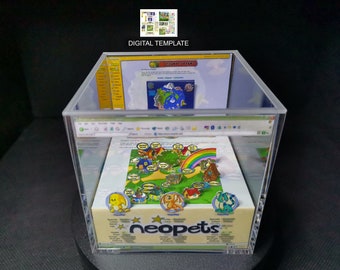 Neopets Diorama Cube Digital Template [Digital Download]
