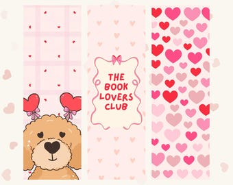 Marcadores de Libros San Valentín para Niños | Marcadores Imprimibles | Valentín para el Aula PDF