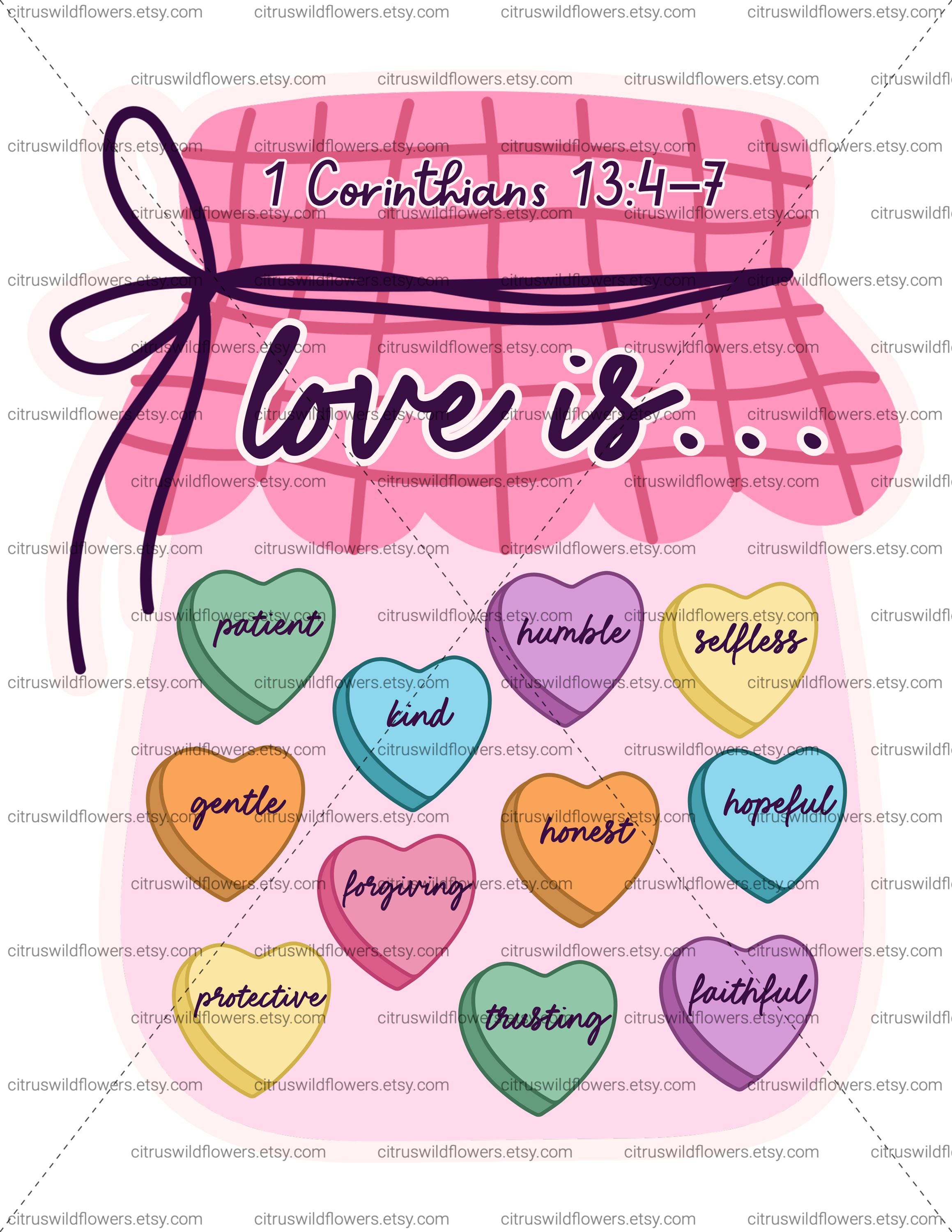 Love Jar Activity for Kids | 1 Corinthians 13 Bible Craft | Christian ...