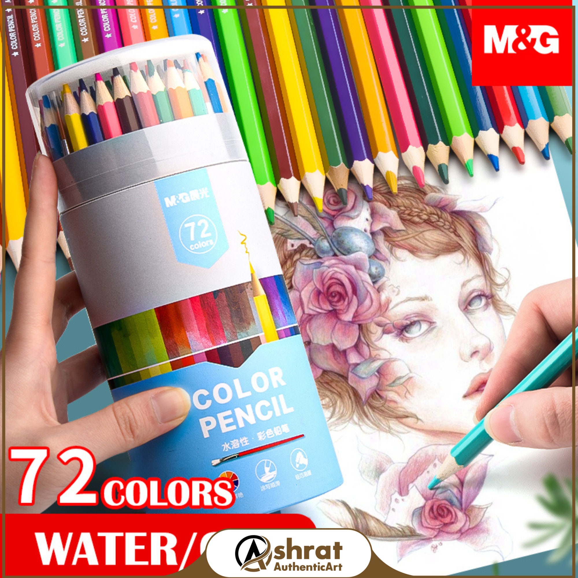Colored Pencils 200/150/120/72/48 Oil Color pencils Watercolor