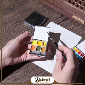 Portable Painter/portable Watercolor Palette/12 Color Paint Box