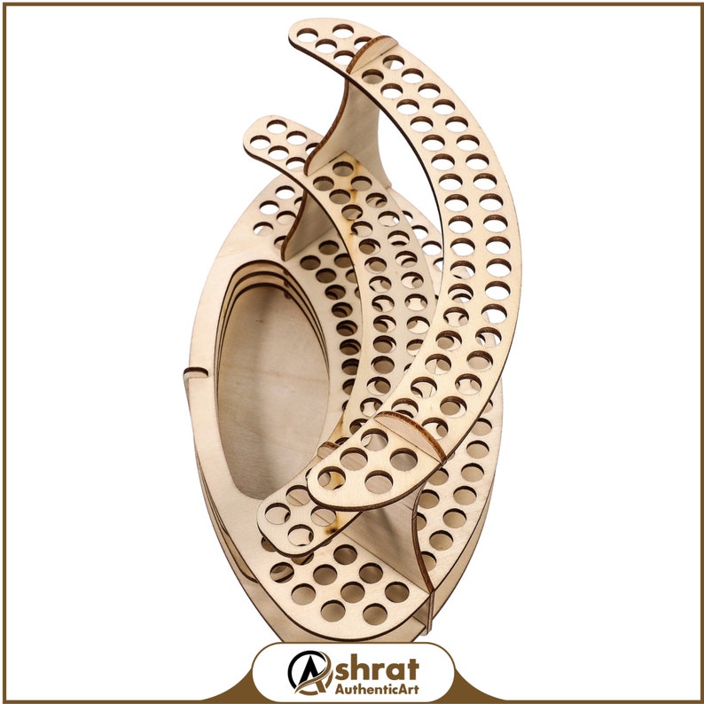 Wooden Vertical Pen Holder Desk Organizer Stand With Brush Slots Makeup