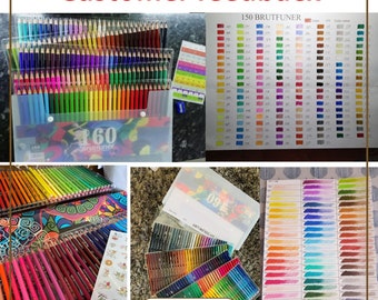 Brutfuner Colored Pencils Set-oil, Wood,and Watercolor-12/48/120