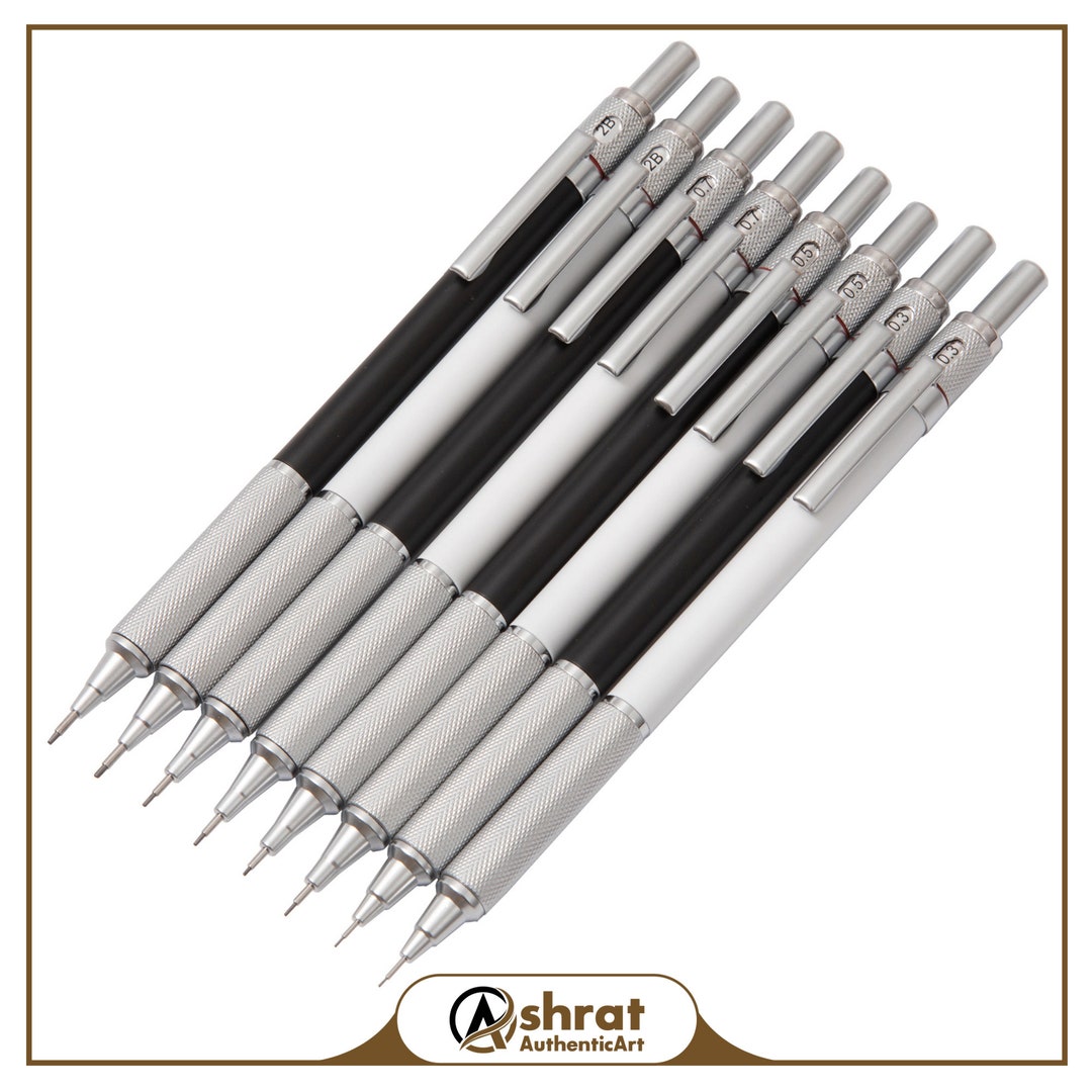 Metal Mechanical Drawing Pencil Set2b HB 0.3, 0.5, 0.7, 0.9mm