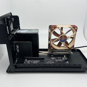 Razer Core X CHROMA Bracket for Corsair Power Supply and Noctua Fan Upgrade