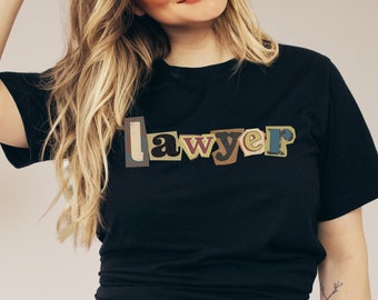 Lawyer T-Shirt: Funny Law School Gift, Attorney Tee