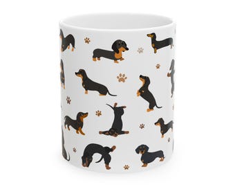 Dachshund Coffee Mug: Sausage Dog Lover Gift