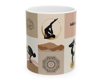 Yoga Pose Coffee Mug: Gift for Yoga Instructor