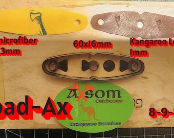 Pokrowiec na procę ze skóry kangura Broad-Ax na amunicję 8-9-11 mm