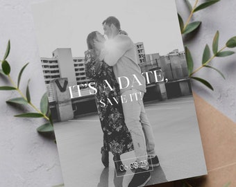 Modern Save the Date Template | Funny Save the Date | Creative Save the Date | Digital Save the Date | Canva Save the Date | 5x7" Invitation