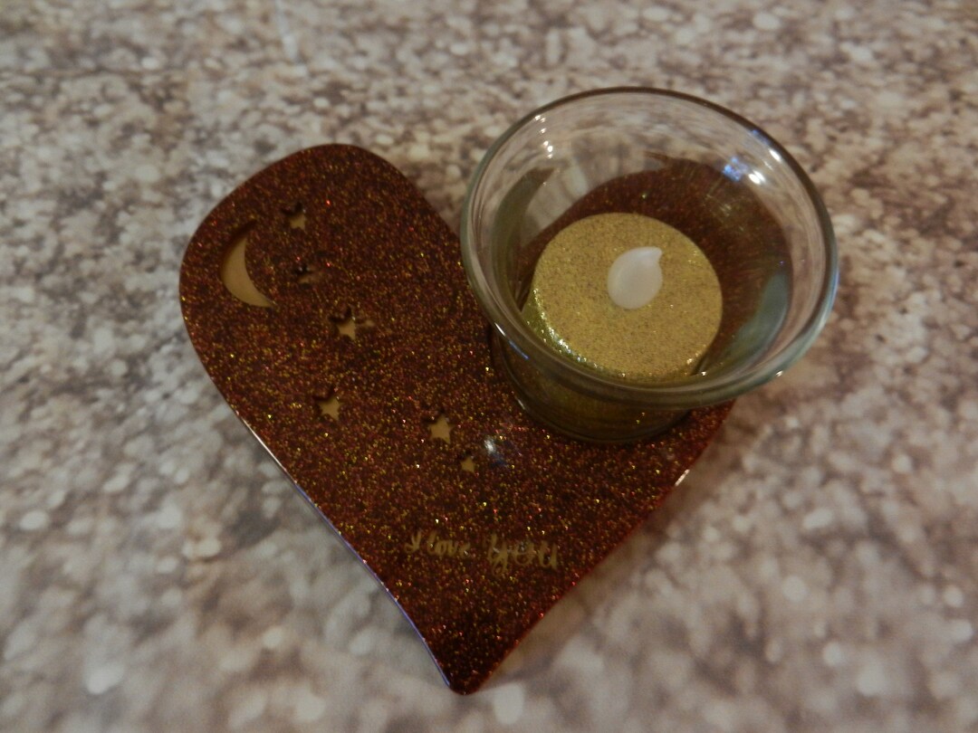 Heart Shaped Votive Candle Holder Etsy