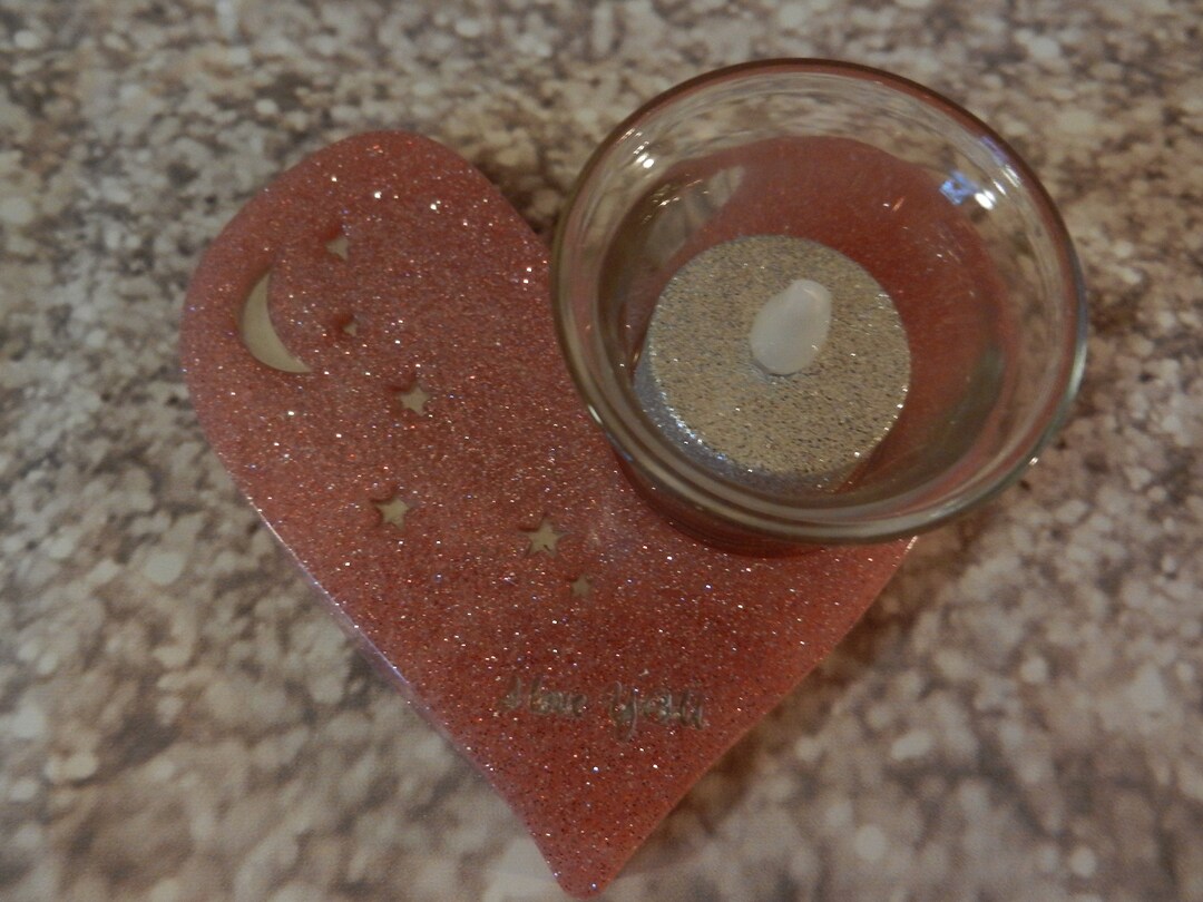 Heart Shaped Votive Candle Holder Etsy